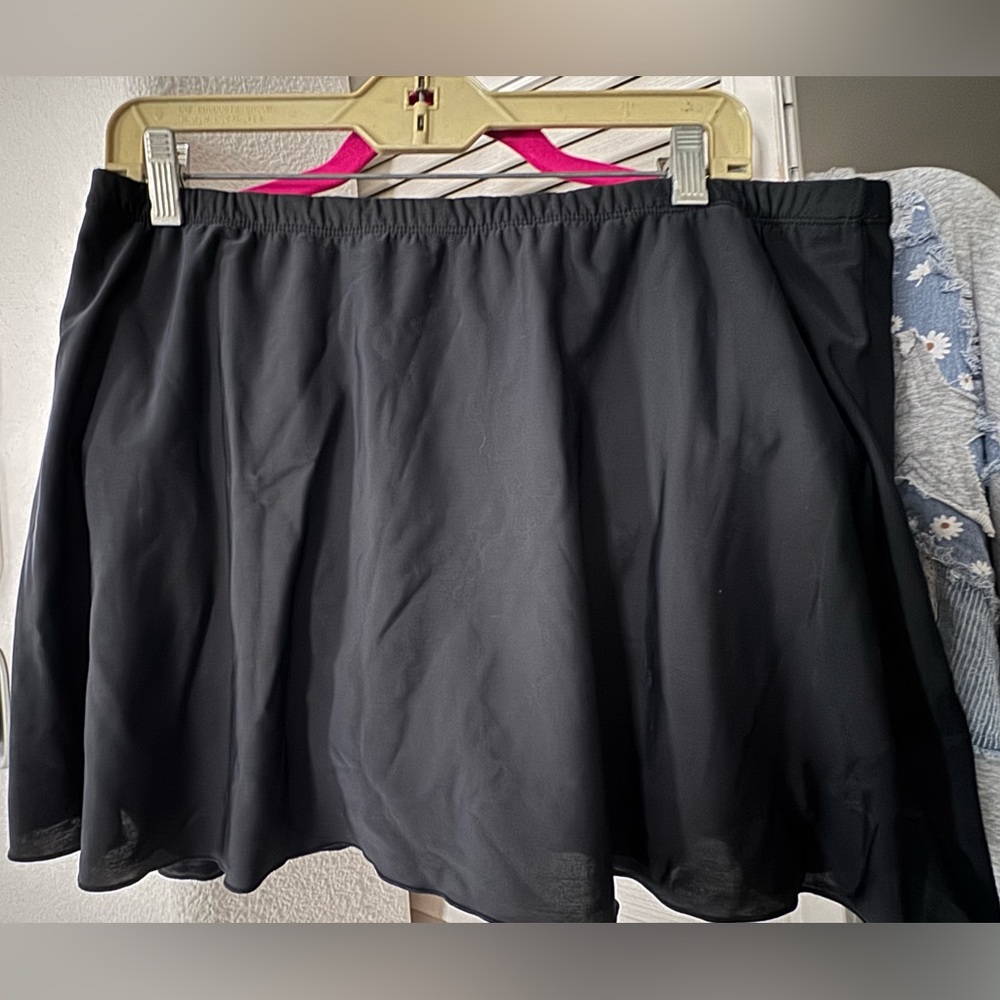 Black Swim Skirt